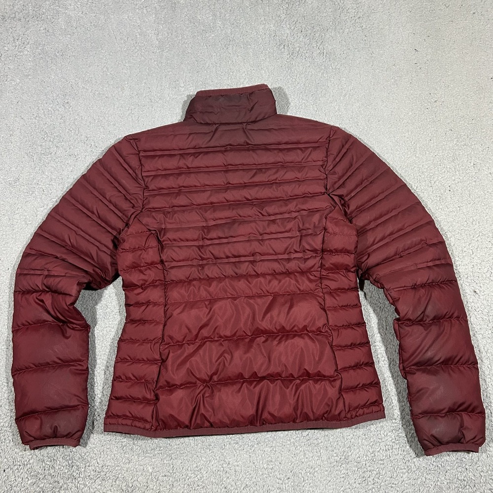 Columbia 650 Women's Powder Lite Hybrid Red Down Puffer Jacket Full Zip XS #2402 - Picture 3 of 10